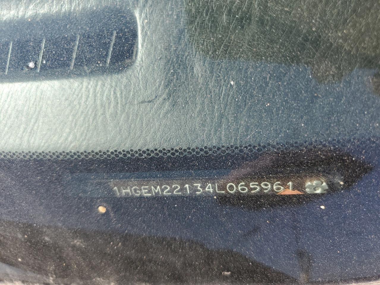 2004 Honda Civic Dx Vp VIN: 1HGEM22134L065961 Lot: 63147904