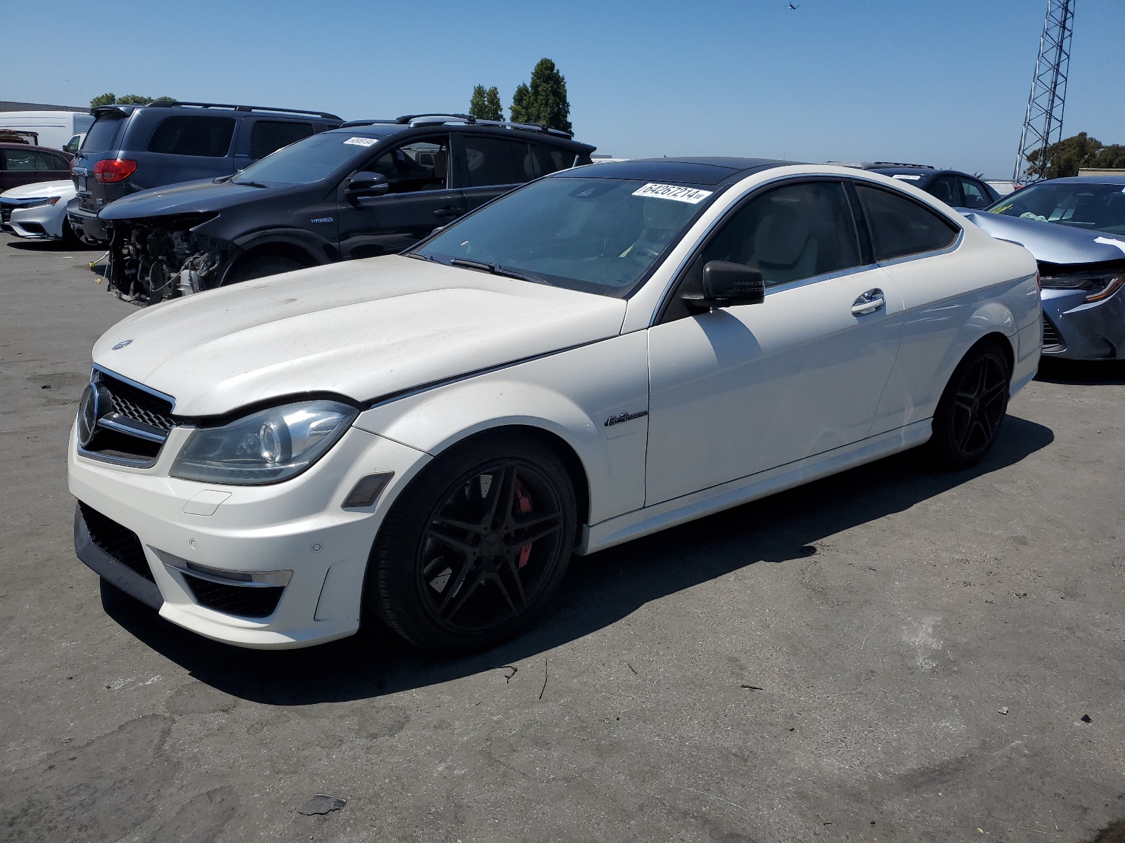 2013 Mercedes-Benz C 63 Amg vin: WDDGJ7HB2DG130892