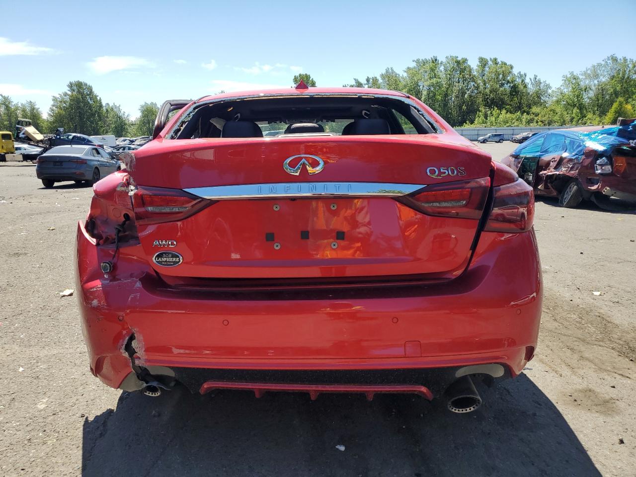 JN1FV7AR3JM480940 2018 Infiniti Q50 Red Sport 400