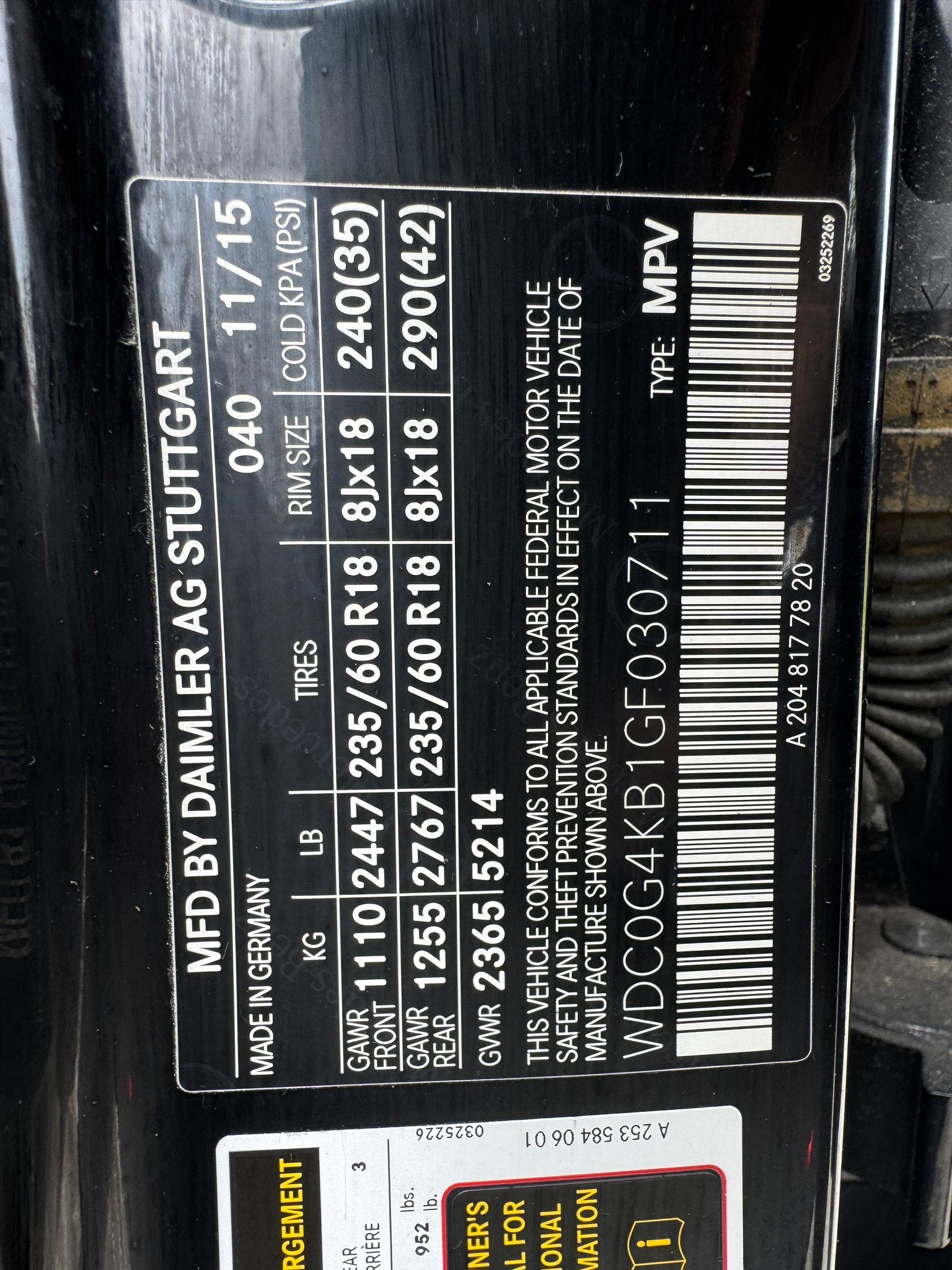 WDC0G4KB1GF030711 2016 Mercedes-Benz Glc 300 4Matic