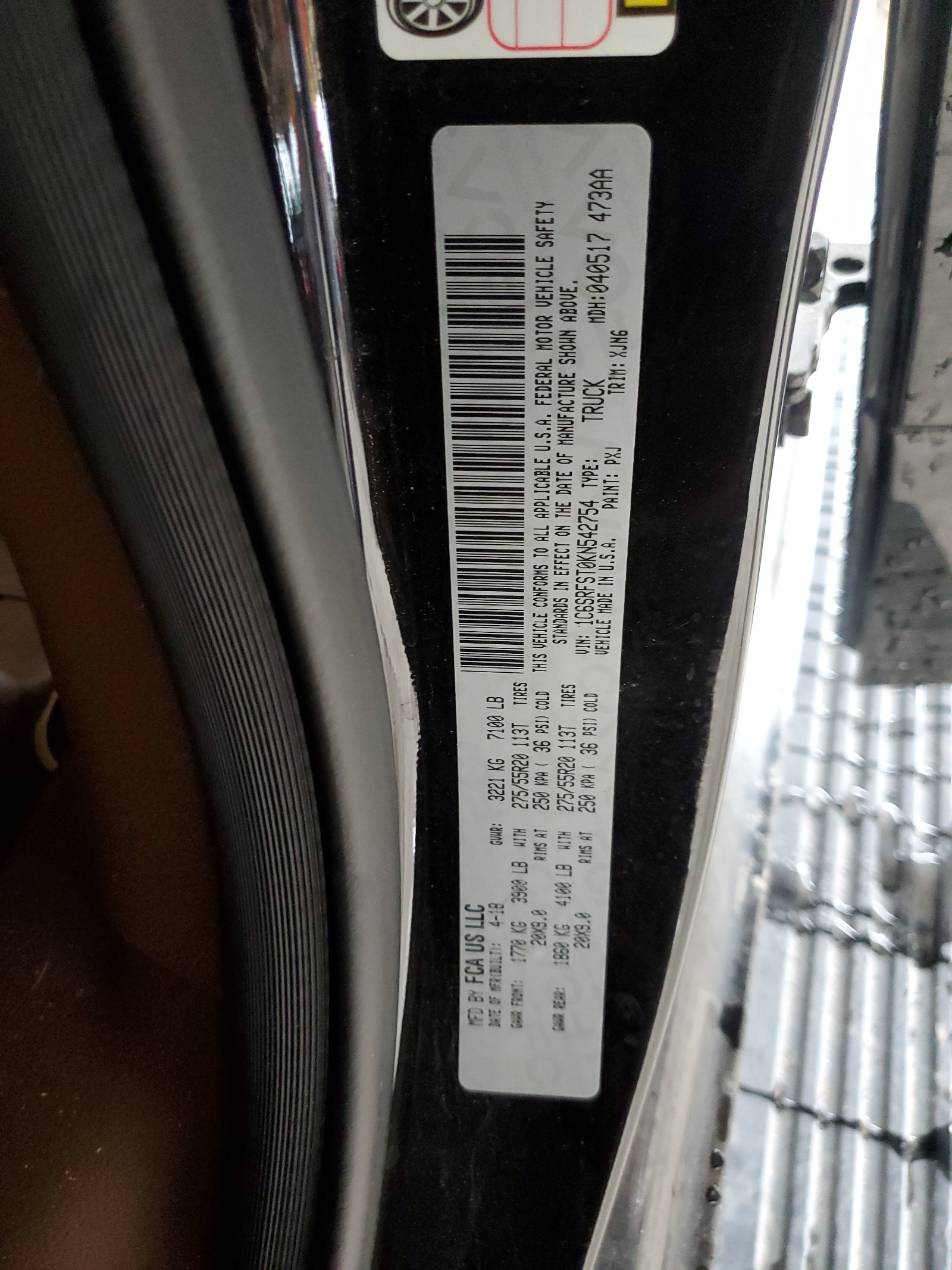 1C6SRFST0KN542754 2019 Ram 1500 Longhorn