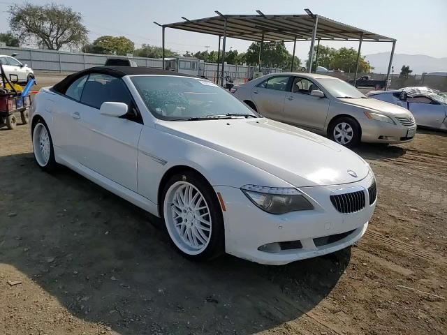 2008 BMW 650 I VIN: WBAEB535X8CX63042 Lot: 65021944