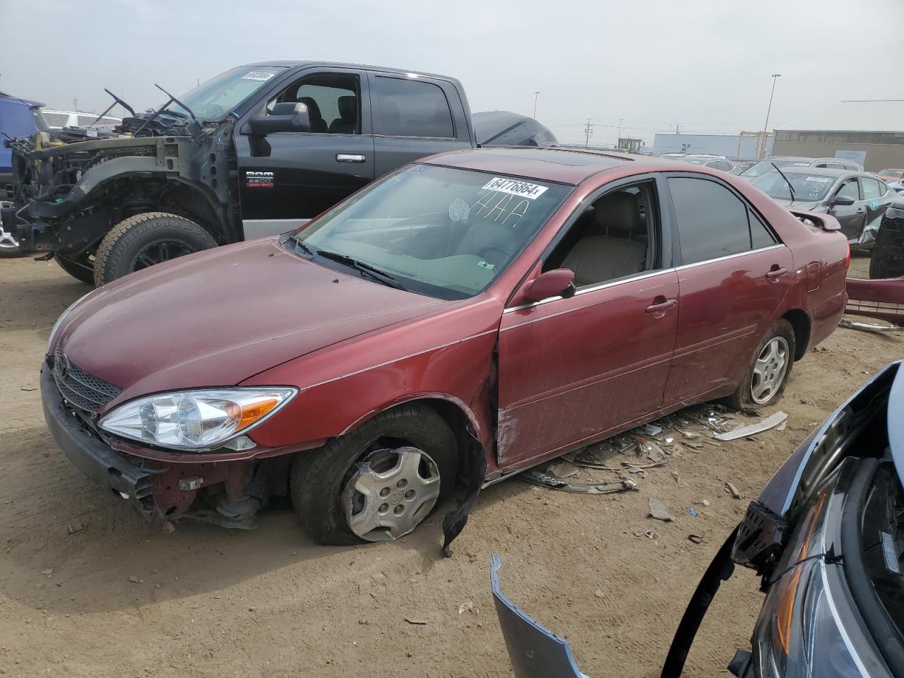 2002 Toyota Camry Le VIN: 4T1BF32K32U017955 Lot: 64776864