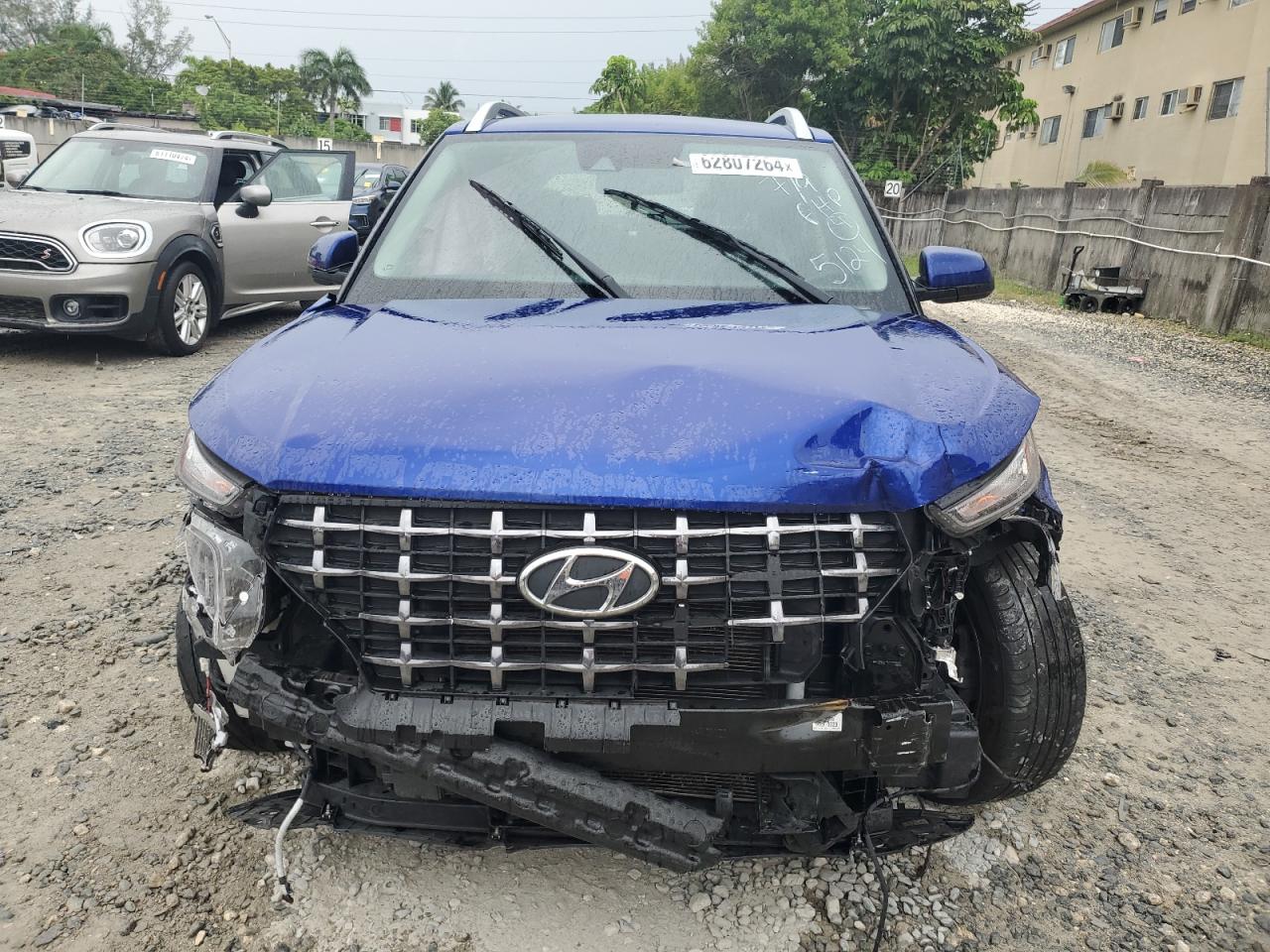 2022 Hyundai Venue Sel VIN: KMHRC8A36NU185124 Lot: 62807264