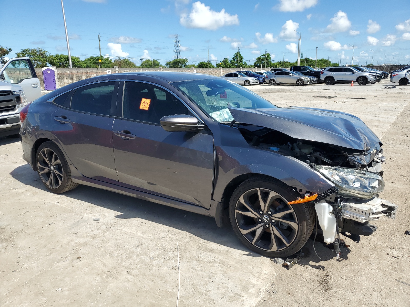 2019 Honda Civic Sport vin: 2HGFC2F85KH555536