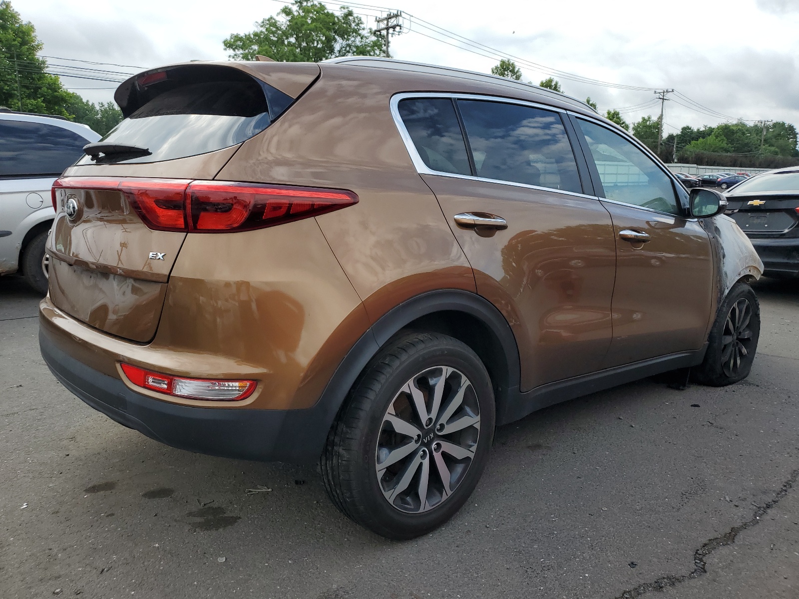 2018 Kia Sportage Ex vin: KNDPNCAC8J7374326