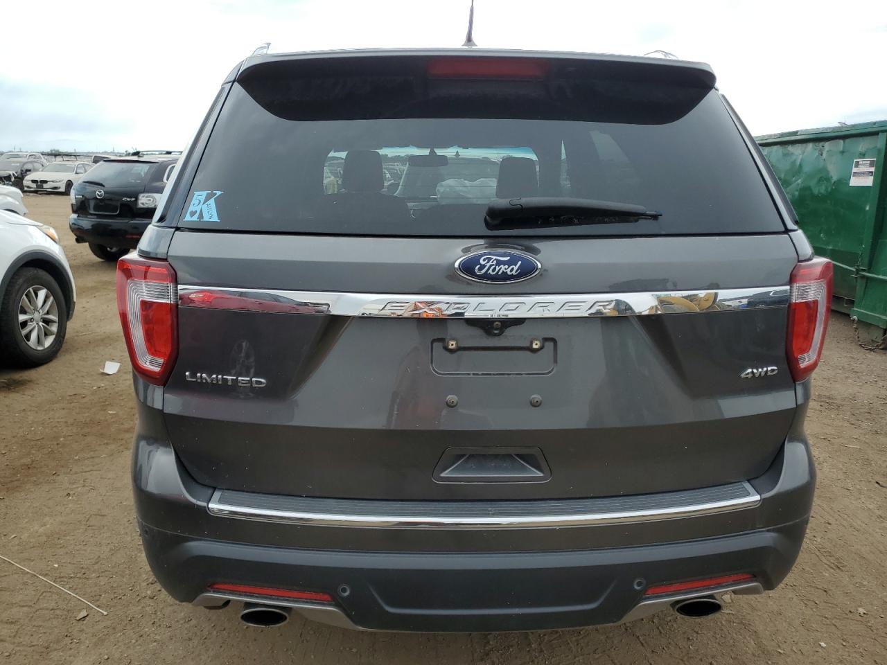 1FM5K8F84JGB58017 2018 Ford Explorer Limited