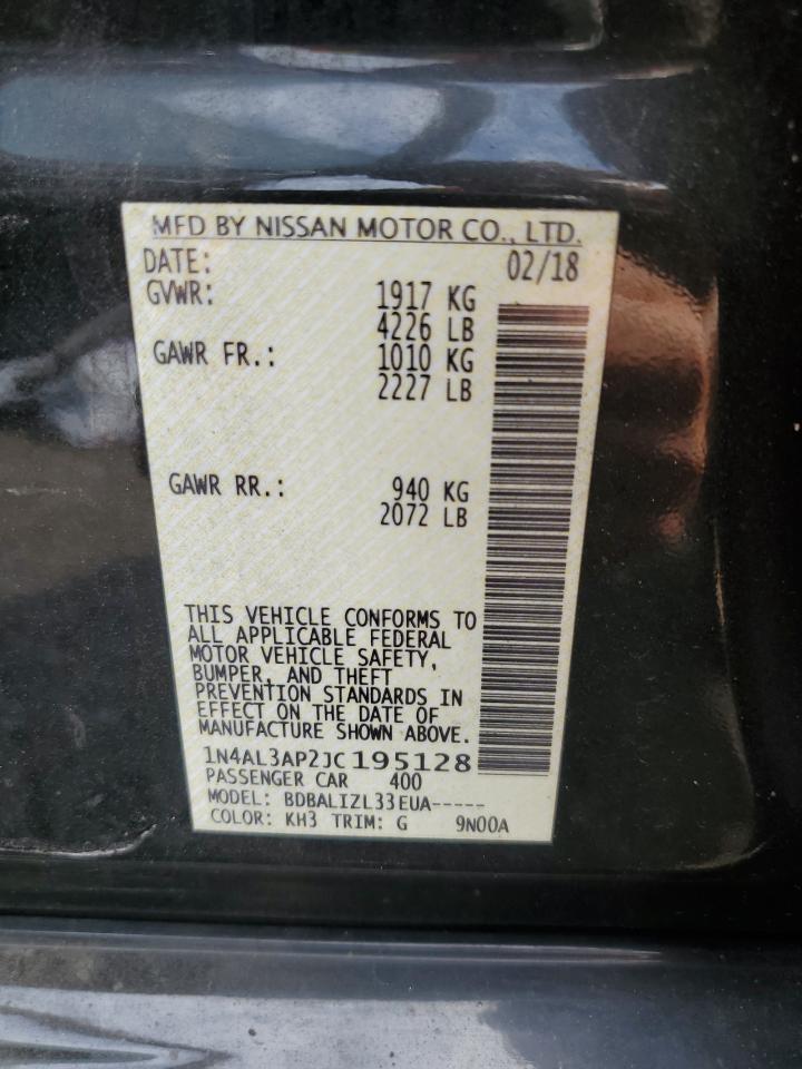 1N4AL3AP2JC195128 2018 Nissan Altima 2.5