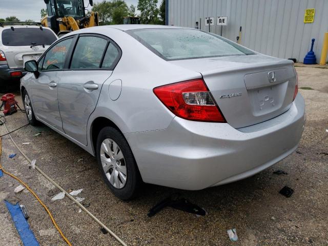  HONDA CIVIC 2012 Srebrny