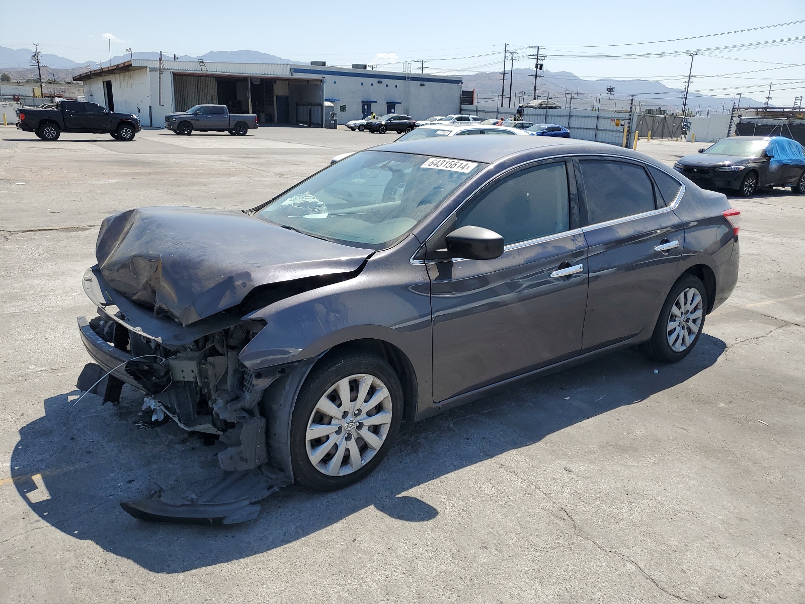 2013 Nissan Sentra S vin: 3N1AB7AP9DL704857