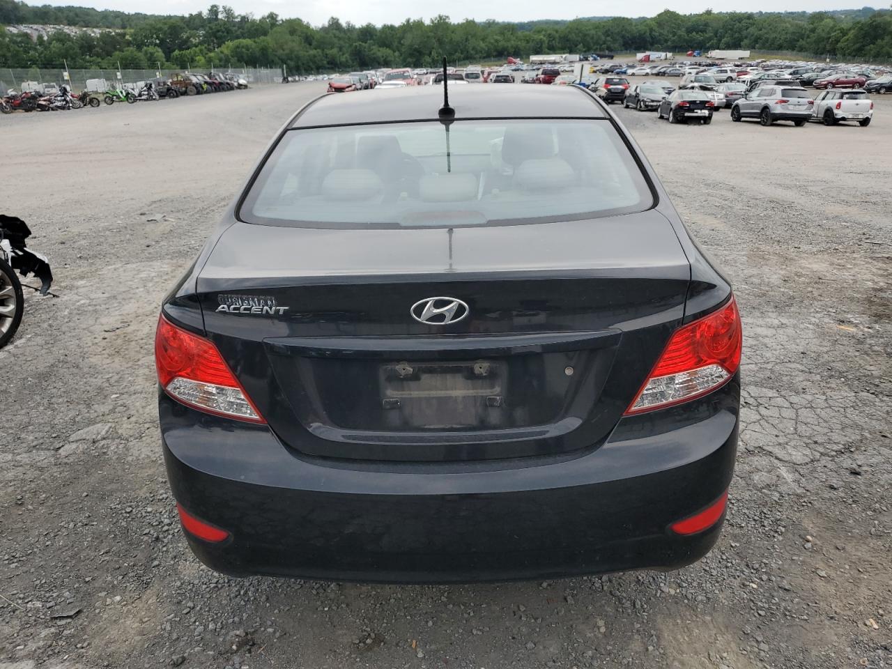 2013 Hyundai Accent Gls VIN: KMHCU4AE2DU336455 Lot: 63450034