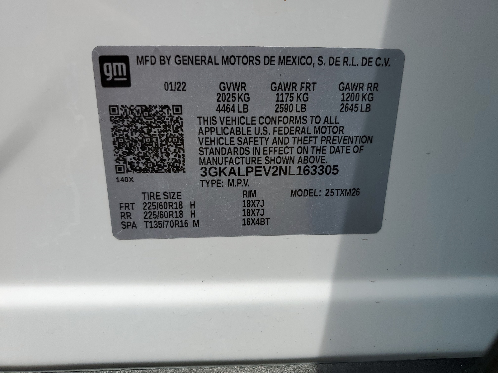 3GKALPEV2NL163305 2022 GMC Terrain Slt