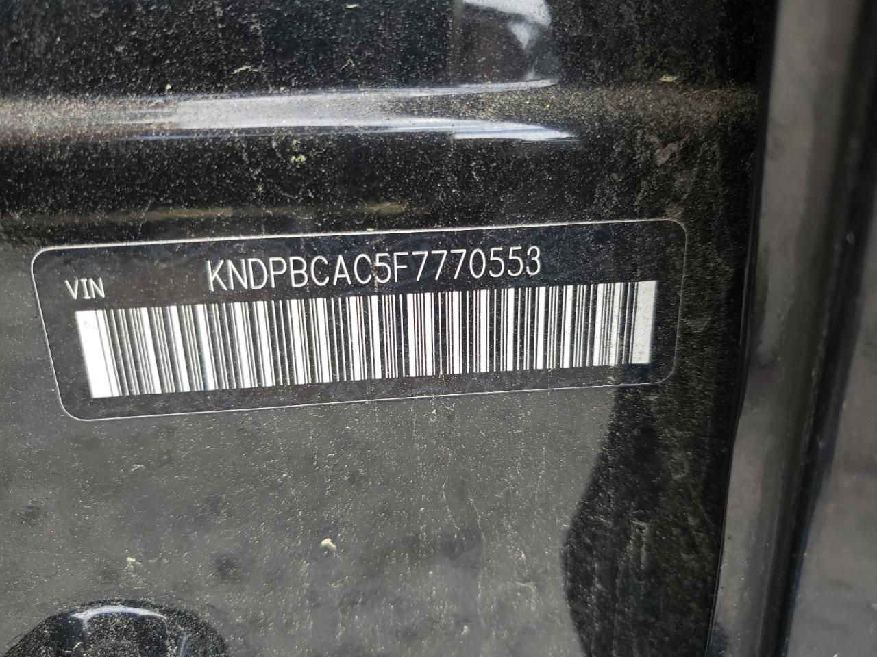 2015 Kia Sportage Lx VIN: KNDPBCAC5F7770553 Lot: 61386784