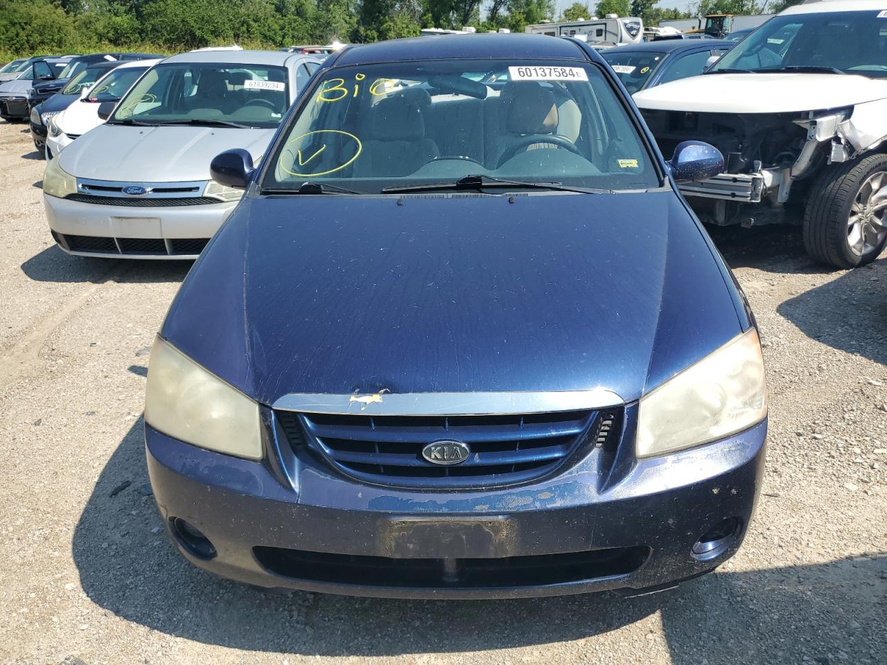 2006 Kia Spectra Lx VIN: KNAFE121X65287198 Lot: 60137584