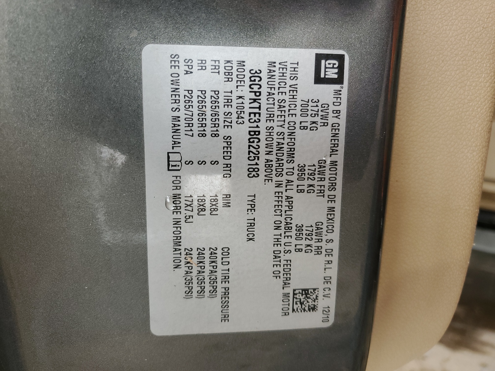 3GCPKTE31BG225183 2011 Chevrolet Silverado K1500 Ltz