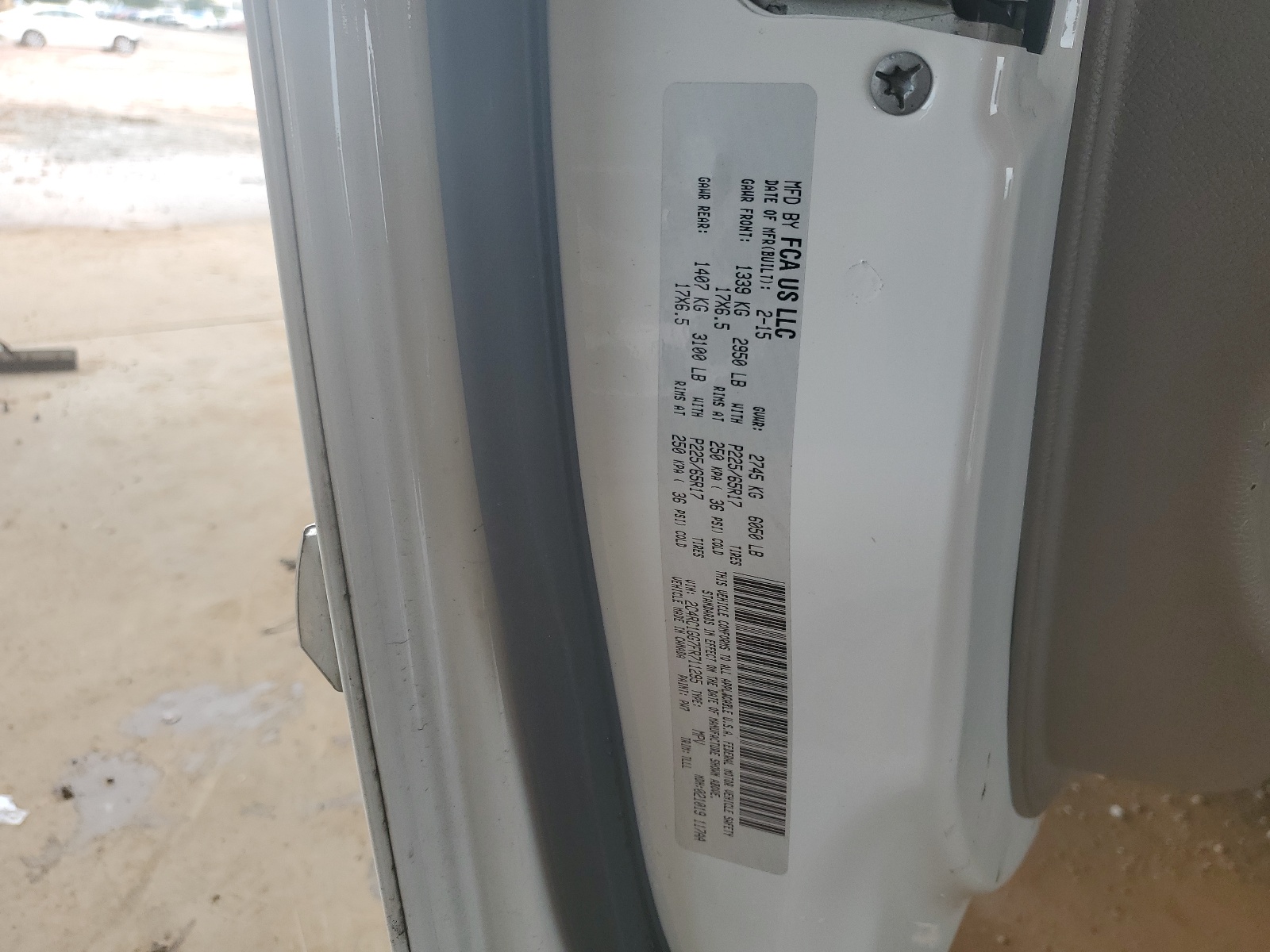 2C4RC1GG7FR711295 2015 Chrysler Town & Country Limited Platinum