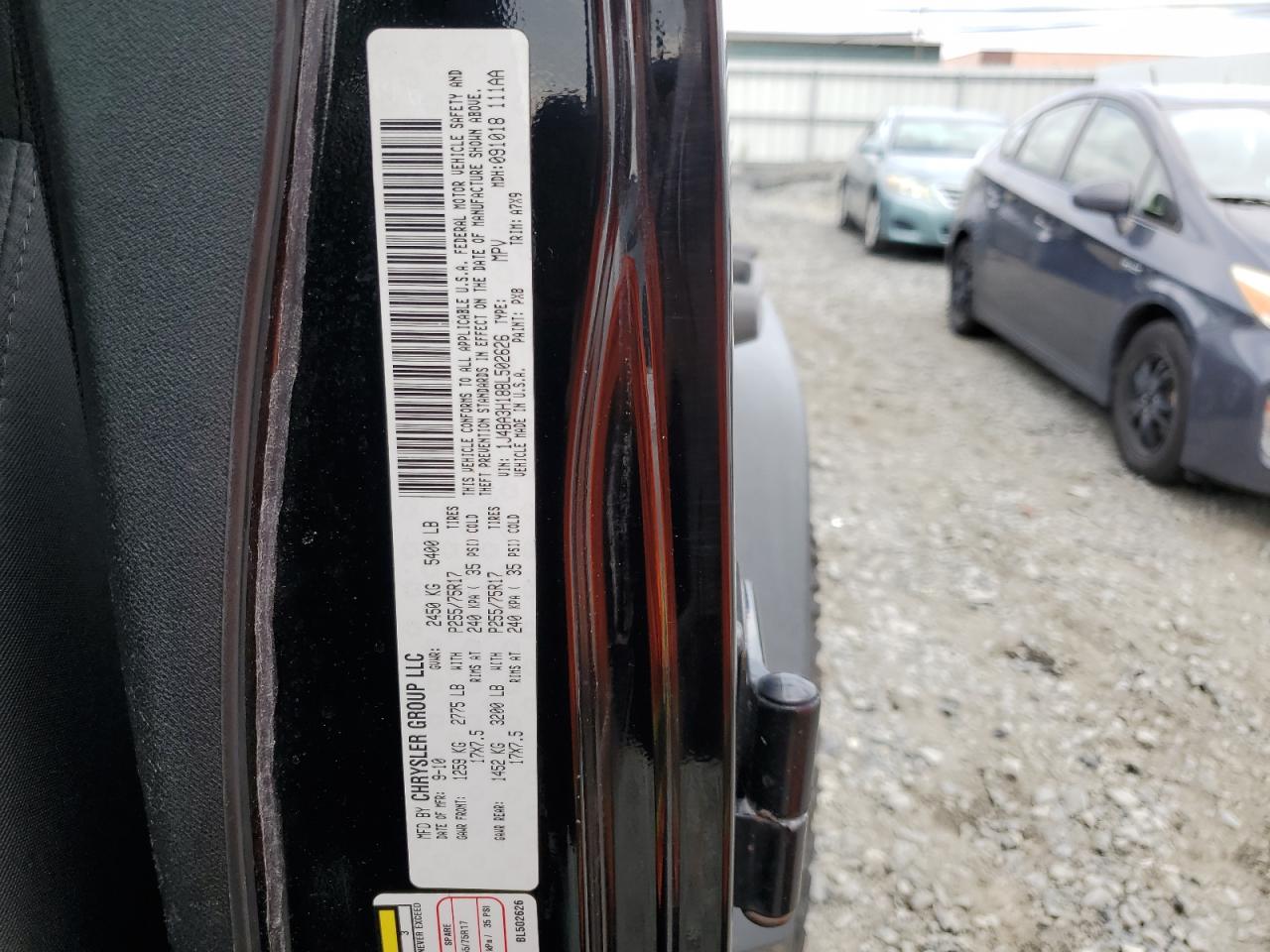 2011 Jeep Wrangler Unlimited Sport VIN: 1J4BA3H18BL502626 Lot: 63874424