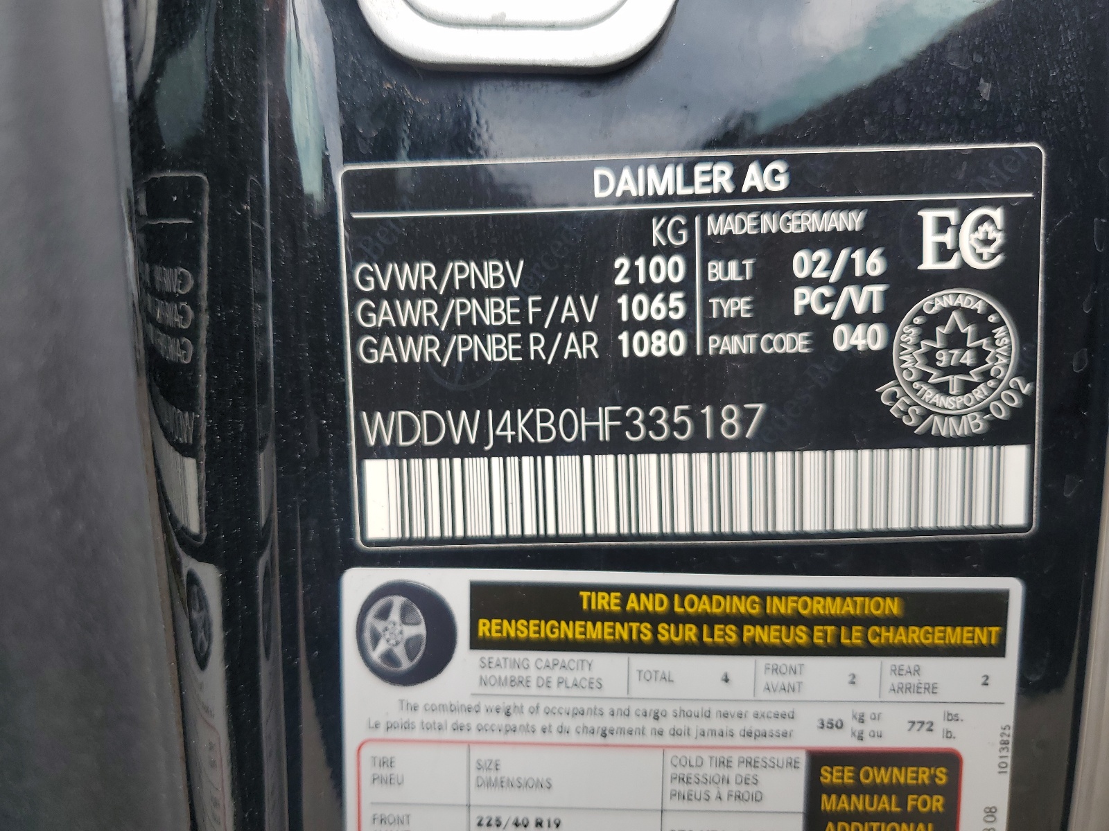 WDDWJ4KB0HF335187 2017 Mercedes-Benz C 300 4Matic