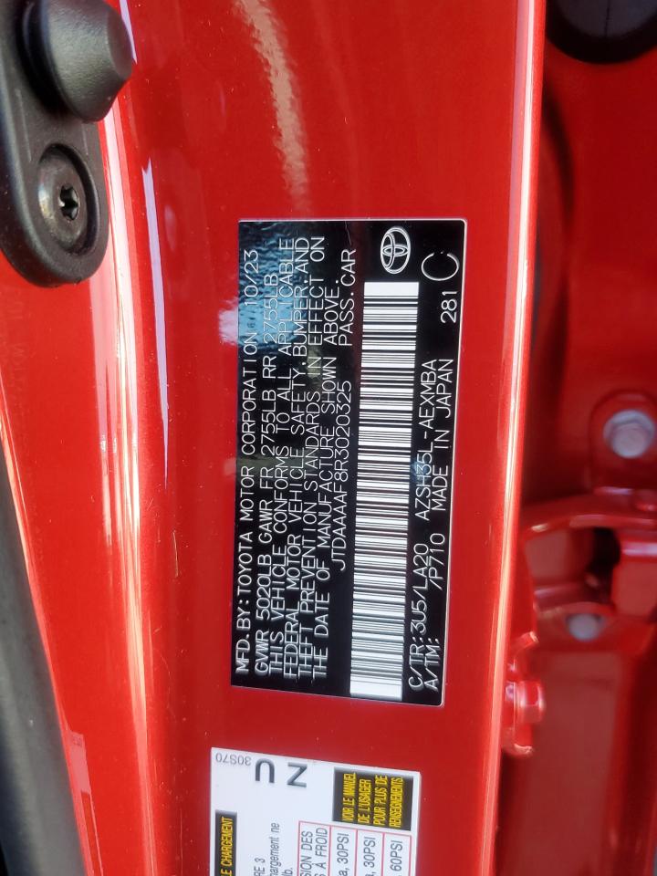 2024 Toyota Crown Xle VIN: JTDAAAAF8R3020325 Lot: 65057164