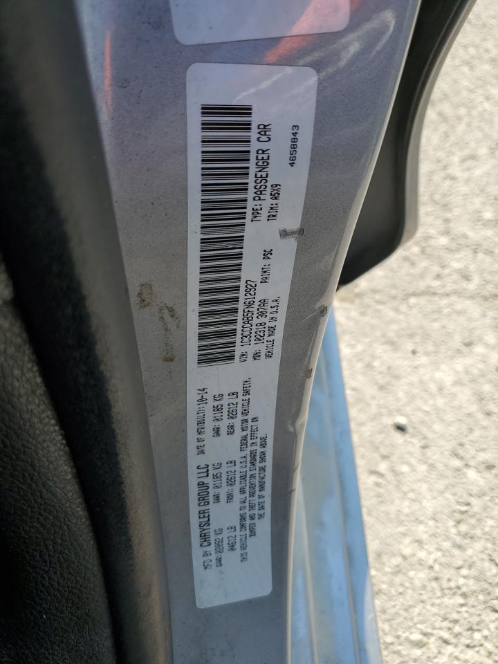 2015 Chrysler 200 Limited VIN: 1C3CCCAB5FN612927 Lot: 63066894