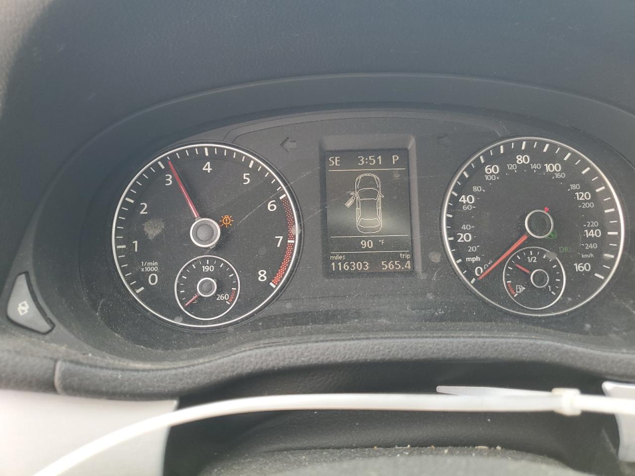 2012 Volkswagen Passat Se VIN: 1VWBH7A39CC096388 Lot: 63174084