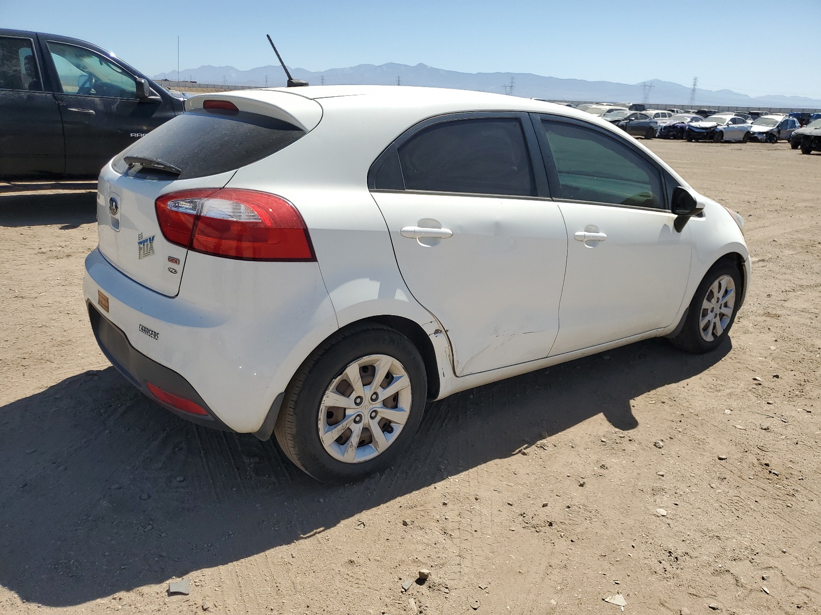 2014 Kia Rio Lx vin: KNADM5A38E6350263