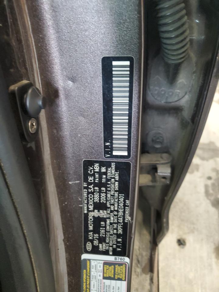 2017 Kia Forte Lx VIN: 3KPFL4A78HE040401 Lot: 64995364