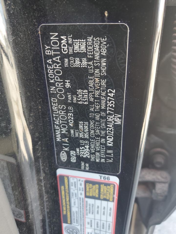 2020 Kia Soul Lx VIN: KNDJ23AU6L7735742 Lot: 65218854