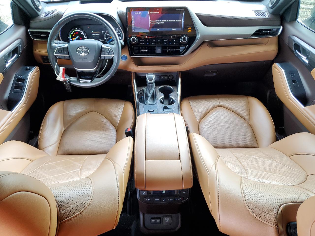 2021 Toyota Highlander Hybrid Platinum VIN: 5TDFARAH0MS004987 Lot: 64243434