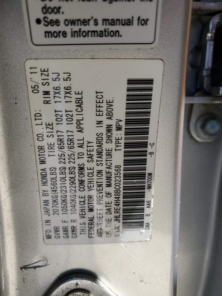 2011 Honda Cr-V Se VIN: JHLRE4H48BC023568 Lot: 63675444