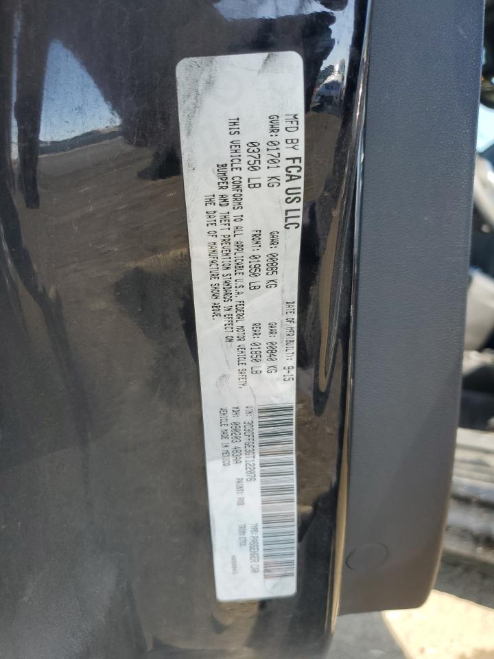 2016 Fiat 500 Electric VIN: 3C3CFFGE3GT122076 Lot: 61752284