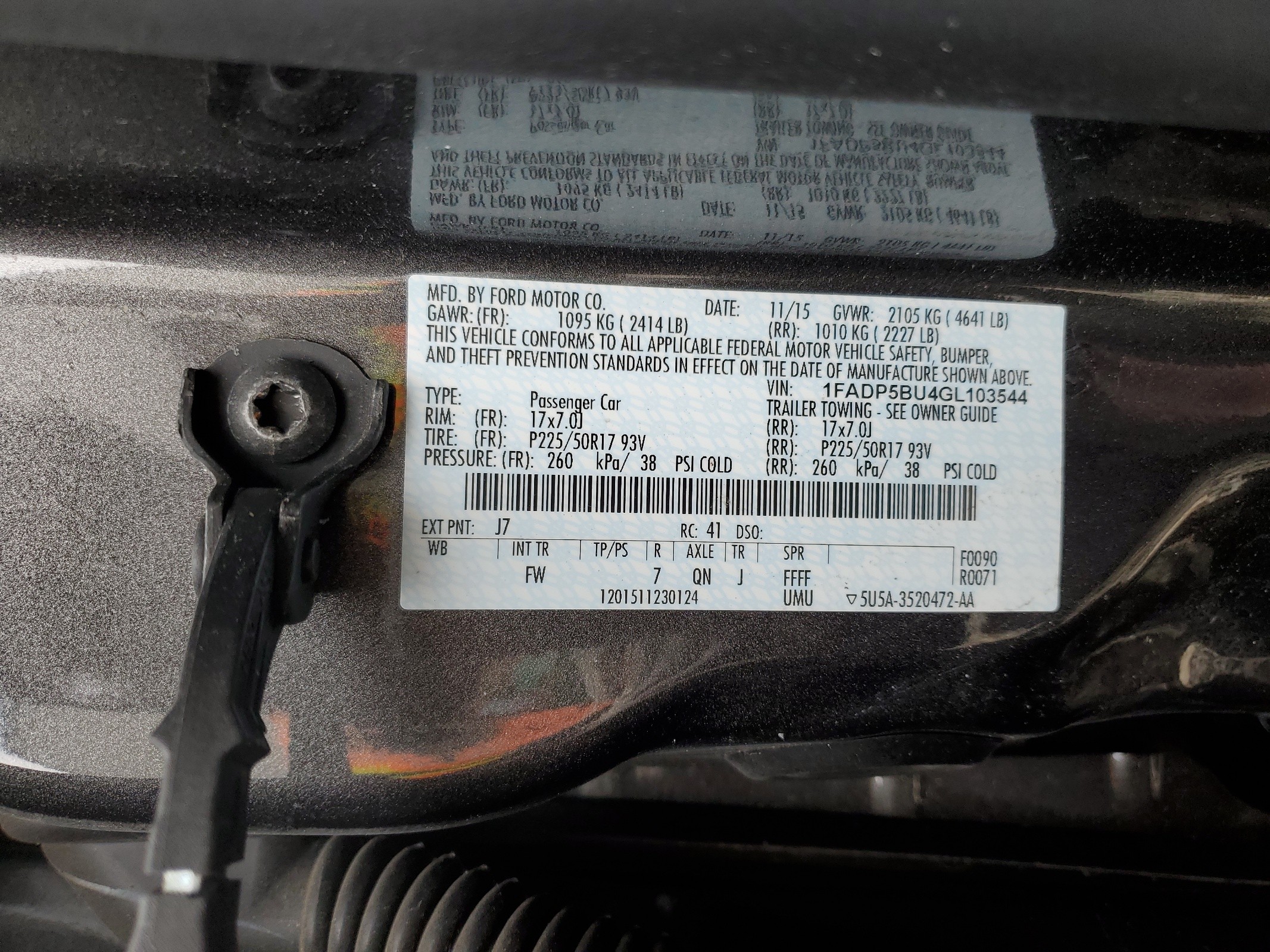 1FADP5BU4GL103544 2016 Ford C-Max Sel