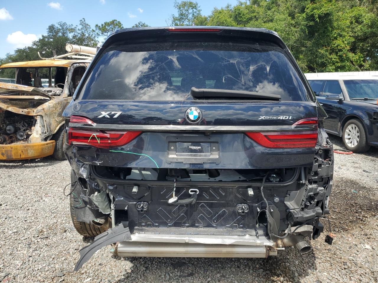 2022 BMW X7 xDrive40I VIN: 5UXCW2C0XN9L96989 Lot: 63166484