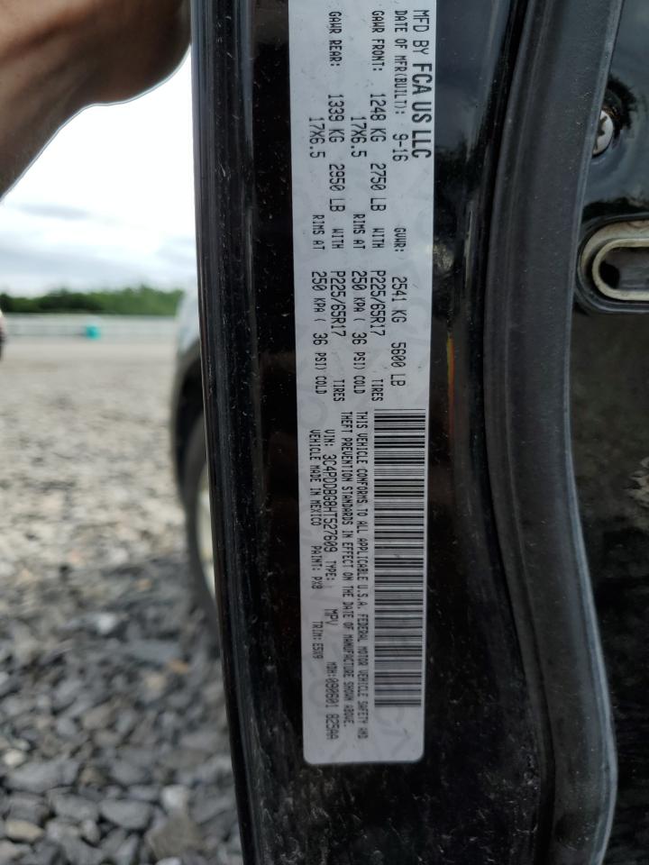 2017 Dodge Journey Sxt VIN: 3C4PDDBG8HT527609 Lot: 63420674