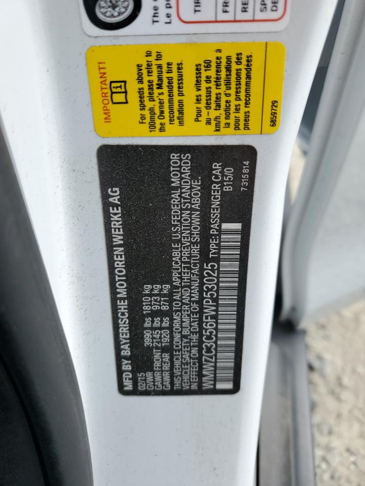 2015 Mini Cooper S Countryman VIN: WMWZC3C56FWP53025 Lot: 64510554