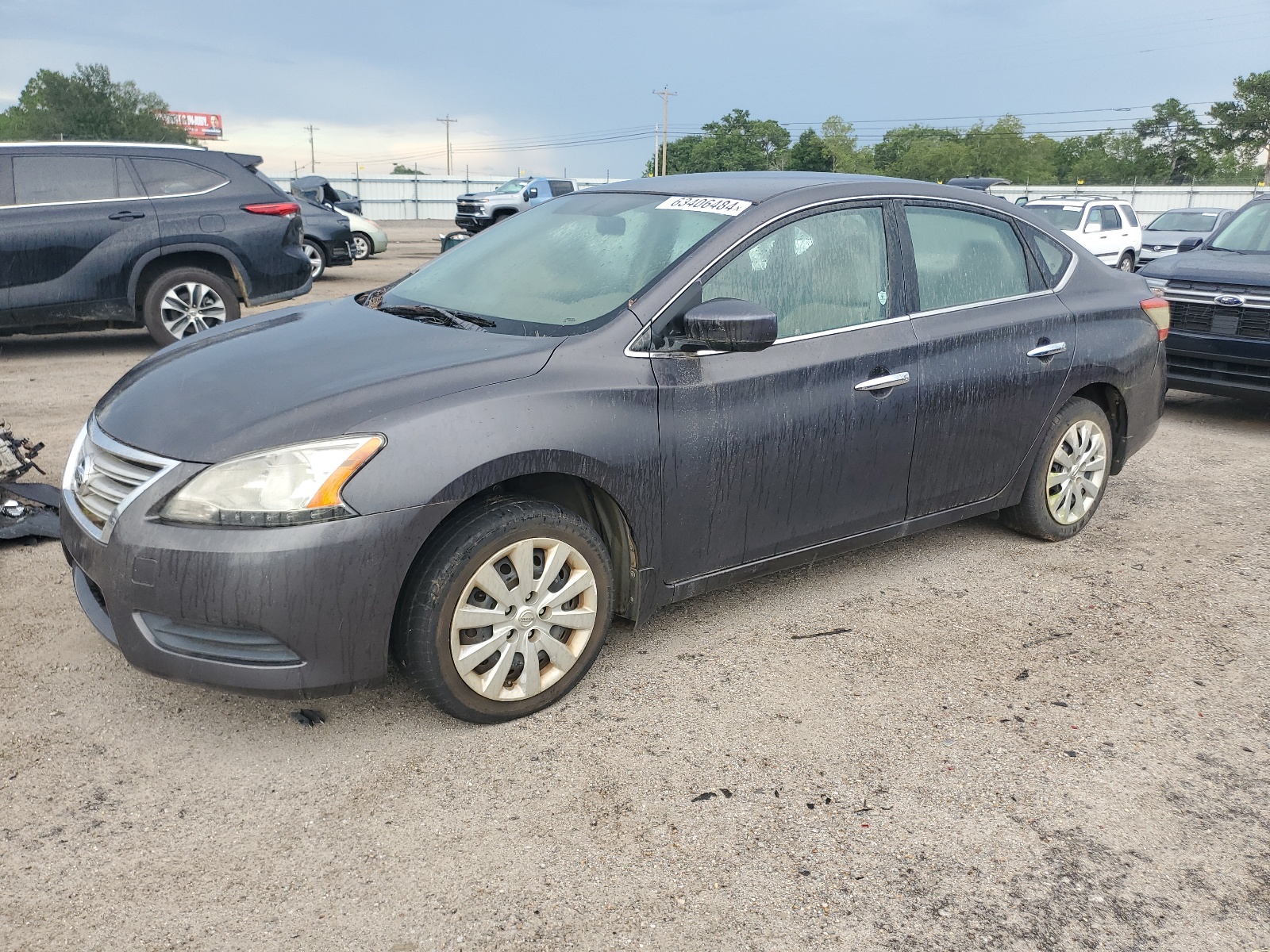 2013 Nissan Sentra S vin: 3N1AB7AP0DL787224