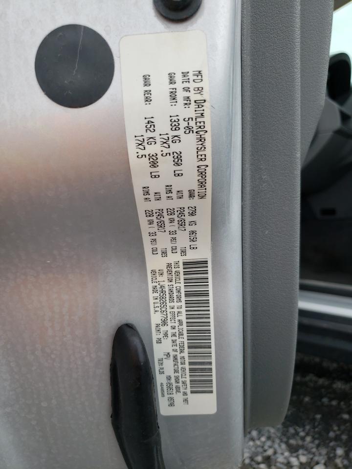 2005 Jeep Grand Cherokee Limited VIN: 1J4HR58265C677906 Lot: 64001954