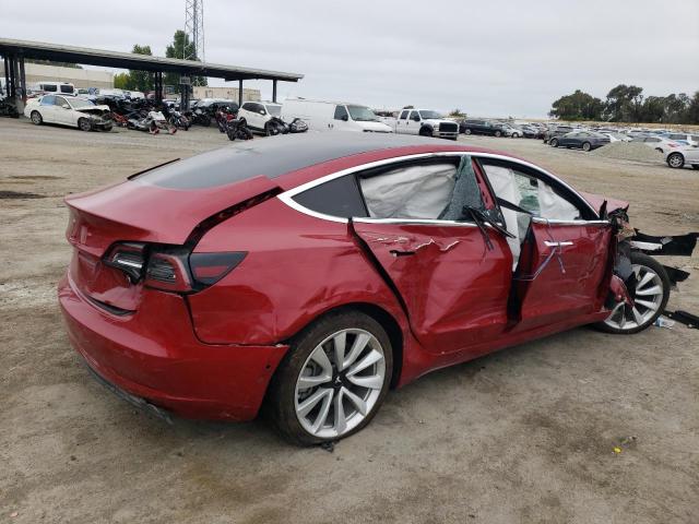  TESLA MODEL 3 2018 Червоний