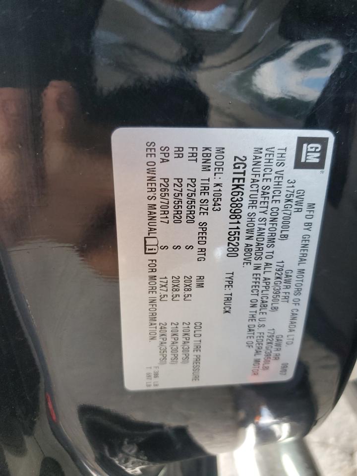 2GTEK638981155280 2008 GMC New Sierra K1500 Denali