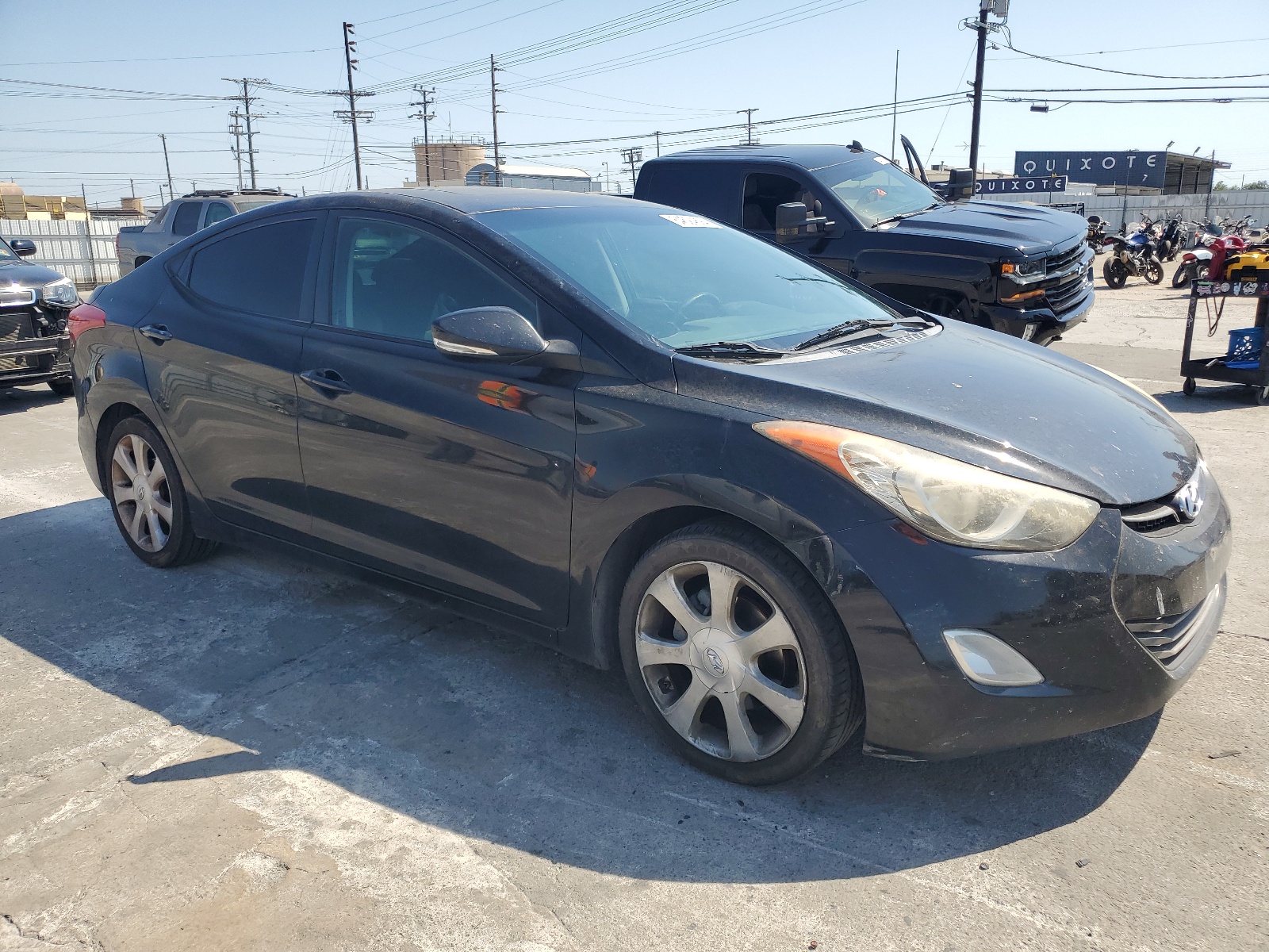 2012 Hyundai Elantra Gls vin: KMHDH4AE7CU257175