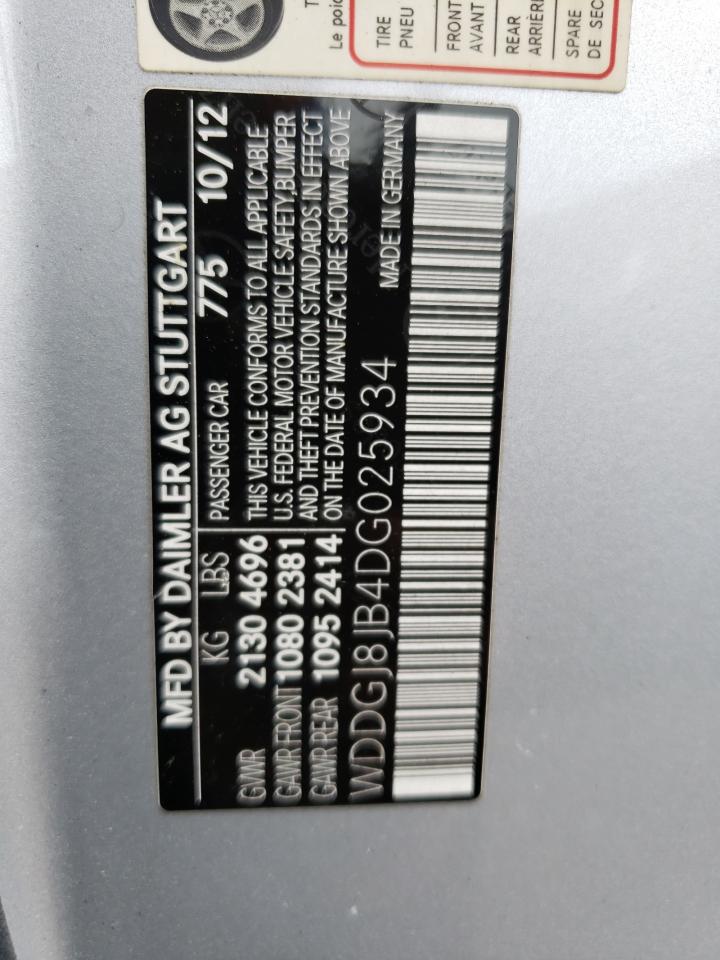 2013 Mercedes-Benz C 350 4Matic VIN: WDDGJ8JB4DG025934 Lot: 63595764