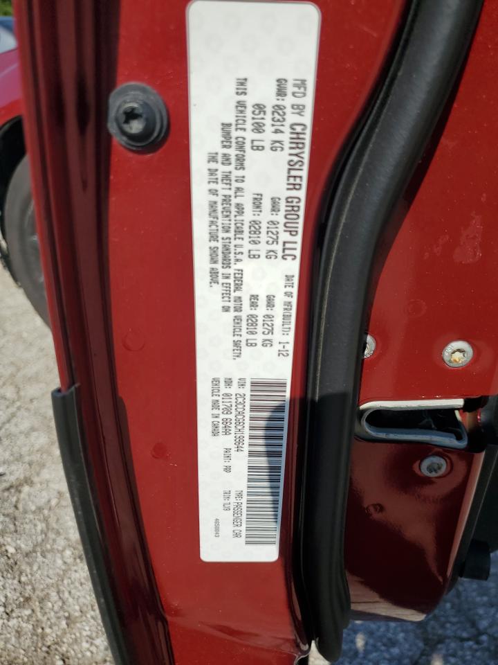 2012 Chrysler 300 Limited VIN: 2C3CCACG6CH199644 Lot: 61818264