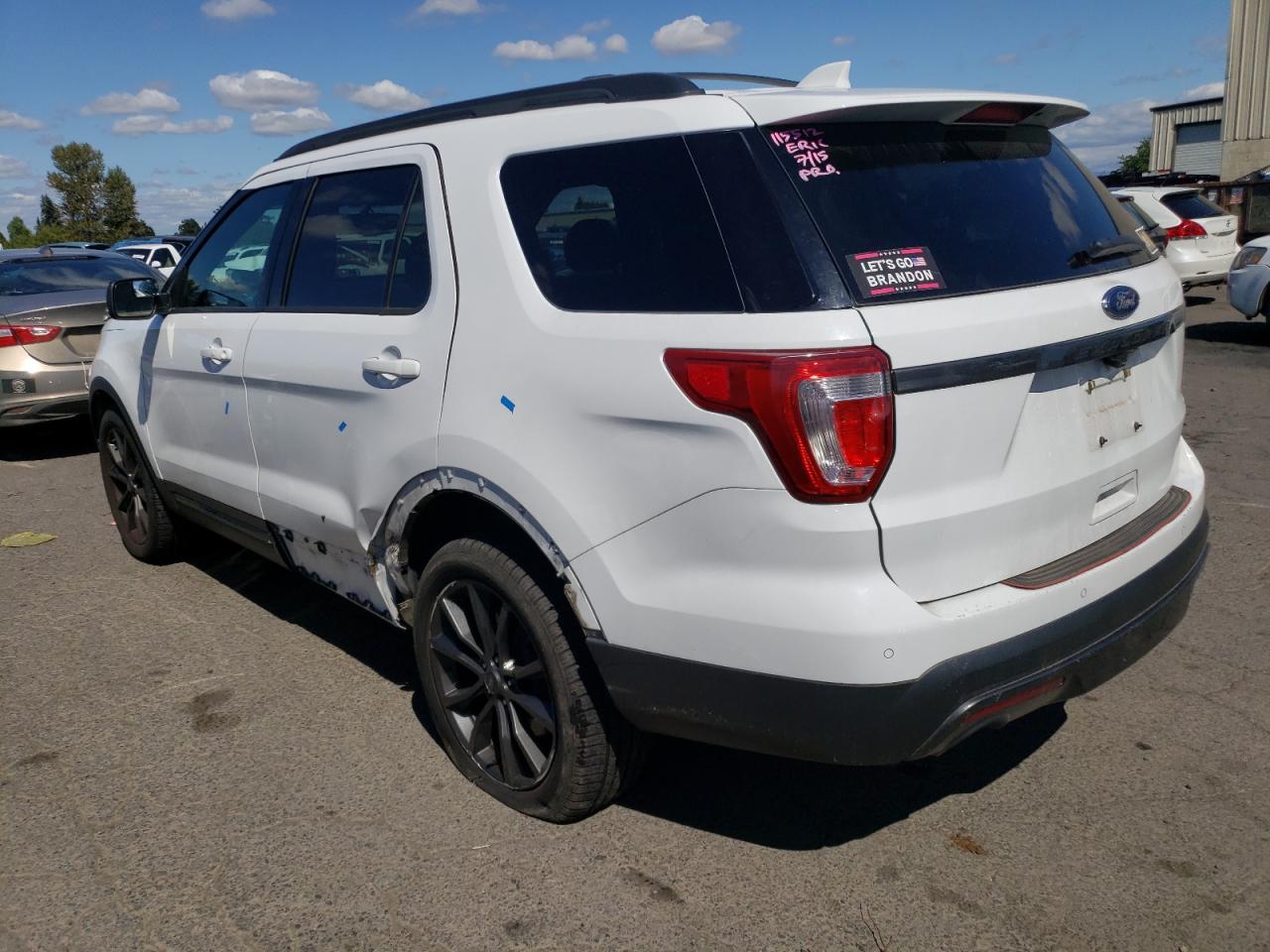 1FM5K8D88HGC85494 2017 FORD EXPLORER - Image 2