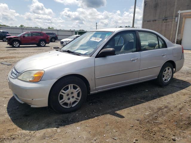 2002 Honda Civic Lx продається в Fredericksburg, VA - Front End