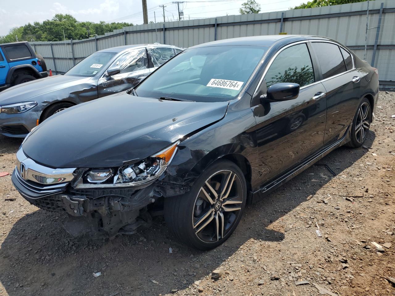 2016 Honda Accord Sport на продаже в Glassboro, NJ - Front End