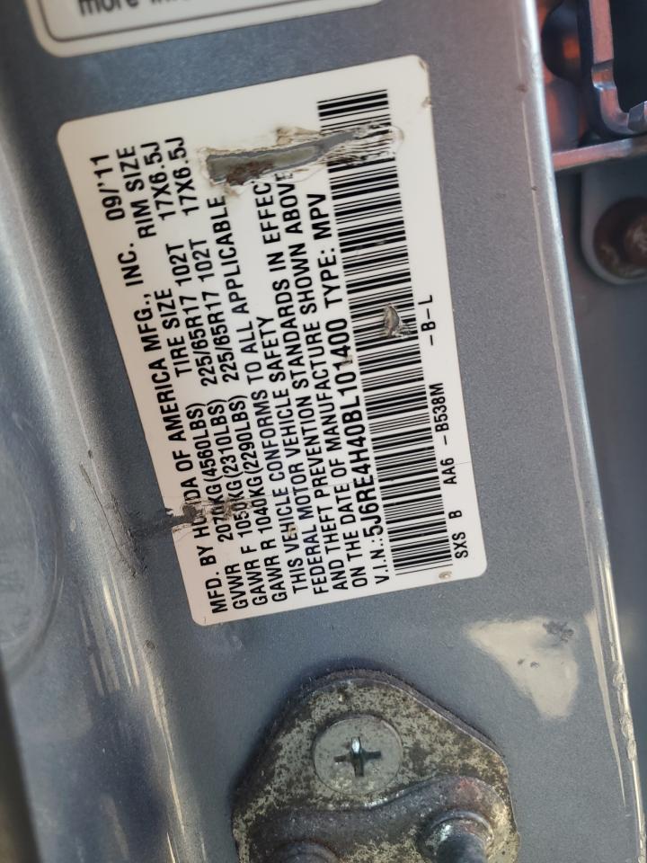 2011 Honda Cr-V Se VIN: 5J6RE4H40BL101400 Lot: 62519334