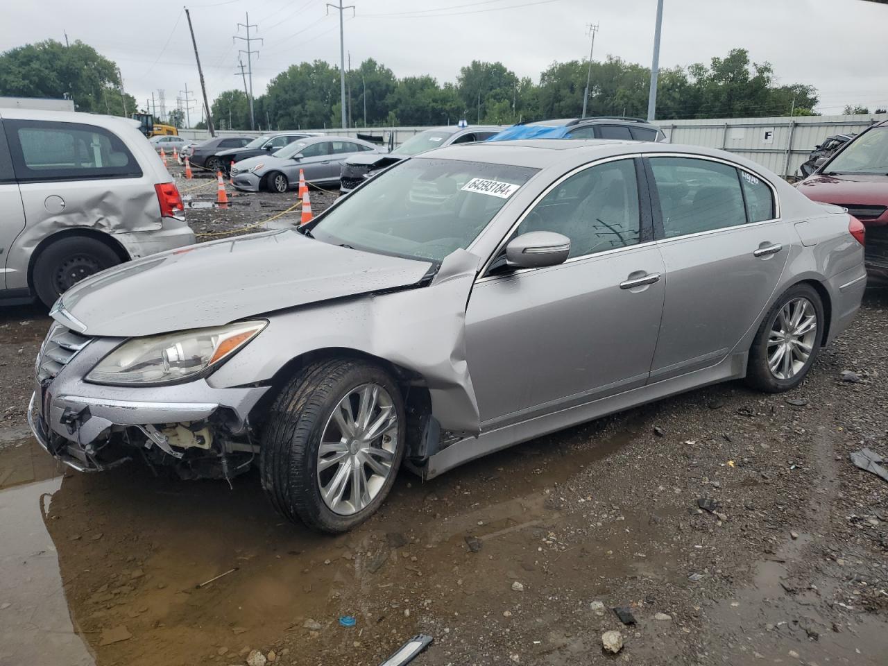 2012 Hyundai Genesis 4.6L VIN: KMHGC4DF9CU175898 Lot: 64593184