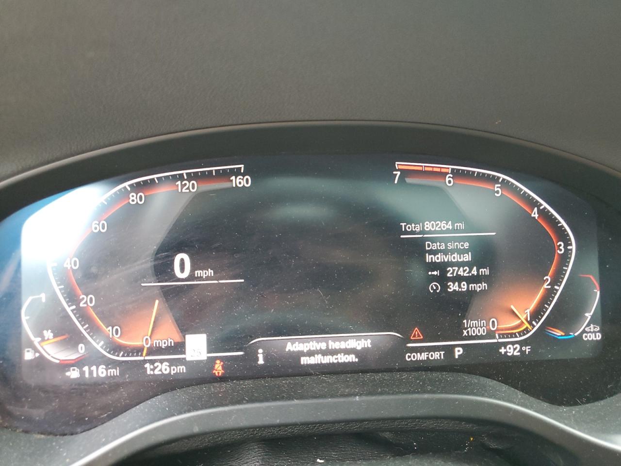 2020 BMW X3 xDrive30I VIN: 5UXTY5C07LLT34283 Lot: 63245184