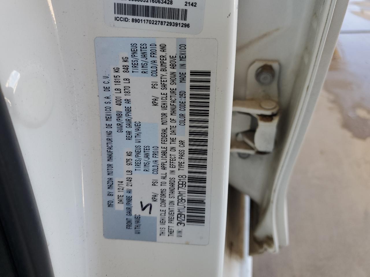 2015 Mazda 3 Sport VIN: 3MZBM1U78FM179918 Lot: 61314614