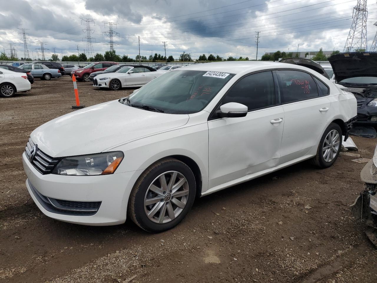 2014 Volkswagen Passat S იყიდება Dyer-ში, IN - Rear End